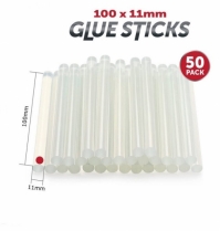 Set 50 batoane de silicon pentru pistol de lipit, 100 x 11 mm, Vivo, 8602